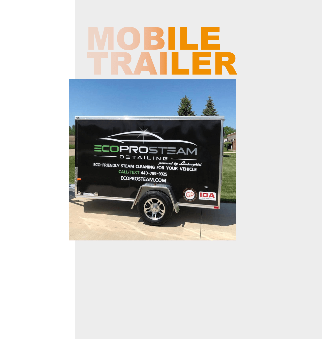 Mobile Auto Detailing Trailer Mobile Car Wash Trailer Fortador USA